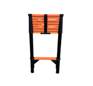 Échelle télescopique en acier à prix avantageux, 3,9 m, <span class=keywords><strong>10</strong></span> <span class=keywords><strong>marches</strong></span>, réglable et durable, pour usages multiples (entrepôt, supermarché, école) - Product Image 2