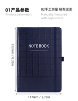 Carnet A5/B5 personnalisé de haute qualité, 100 feuilles, ligné, pour bureau, avec sangle élastique en PU, porte-stylo, couverture rigide imprimée sur mesure