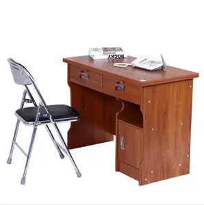 木制廉价台式电脑桌单座
