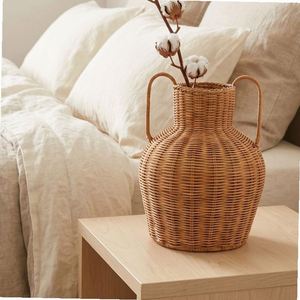 Paniers Coulissants pour Fleurs, Jardinière en Rotin d'Halloween, Panier <span class=keywords><strong>de</strong></span> Nantucket, <span class=keywords><strong>Sel</strong></span> Rose, Boulettes, Tresse Rétro, Mini Petits - Product Image 3