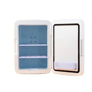 <span class=keywords><strong>Nevera</strong></span> personal con puerta de vidrio <span class=keywords><strong>para</strong></span> <span class=keywords><strong>cosméticos</strong></span>, mini <span class=keywords><strong>nevera</strong></span> con luz led, 220V, <span class=keywords><strong>precio</strong></span> al por mayor, 10L - Product Image 3