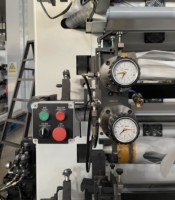 Presse flexographique 2027 pour l'impression de pochettes liquides et de sachets standard, vitesse 100-150 m/min