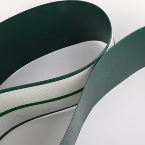 Dây chuyền băng tải 2 lớp màu xanh đậm bền chắc, cạnh kín mới dùng cho dây chuyền sản xuất điện - Product Image 4