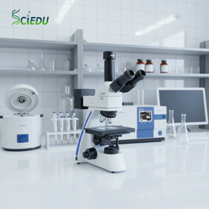 SCIEDU インフィニティプランアクロマティック冶金顕微鏡 WF10X接眼レンズ 5X-50X USB/HDMI 工業用顕微鏡 - Product Image 1