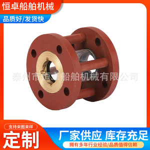 Débitmètre Cylindrique Marin Type T/TS, Observateur de Débit Liquide avec Bride en Fonte pour Utilisation Marine - Product Image 3