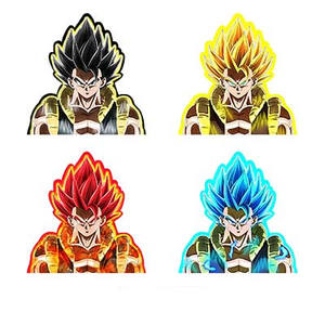 Autocollant Dragon Ball Super <span class=keywords><strong>Lenticulaire</strong></span> 3d Flip Motion Anime Glitter Holographic - Product Image 4