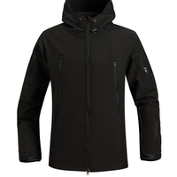 Veste tactique Softshell extérieure pour hommes de qualité imperméable hiver randonnée chasse coupe-vent capuche cachée Technique tissée solide