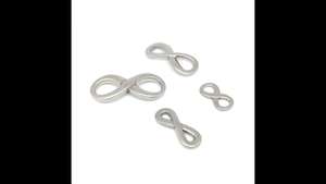 Groothandel Accessoires Fashion Rvs Sieraden Patroon Infinity Hanger Custom Charm - Product Image 6