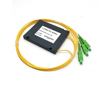 Type de cassette de boîte de diviseur de PLC connecteurs de 1x4 SC/APC pour FTTX FTTH