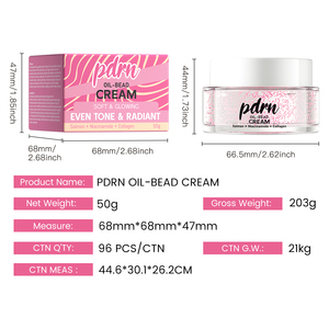 Crema Facial IREV PDRN con Perlas de Aceite de Hong Kong OEM, Hidratante, Reparadora de la Barrera Cutánea, Reduce las Líneas Finas, 50g - Product Image 6
