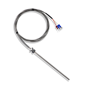 Capteur de température <span class=keywords><strong>PT100</strong></span> monté sur bride, connexion à <span class=keywords><strong>4</strong></span> <span class=keywords><strong>fils</strong></span> pour une surveillance de la température du roulement et du moteur de haute précision - Product Image 1