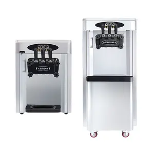 Mesin tabung es krim SHINEHO, mesin pembuat es krim serut, stik, mesin pembuat es krim untuk penggunaan komersial