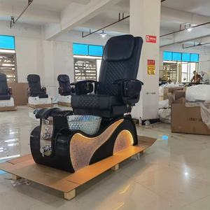 Muebles de Salón de Belleza Multifuncionales de Lujo Modernos, Spa para Pies con Bomba de Descarga sin Tuberías, Masaje Eléctrico - Product Image 3