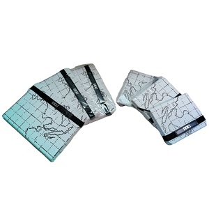 A5/A6 Thiết Kế Bản Đồ Nổi Với Dải Đàn Hồi Rộng Được May Pu Leather Tạp Chí Bìa Cứng Chương Trình Nghị Sự Sổ Tay Notepad - Product Image 1