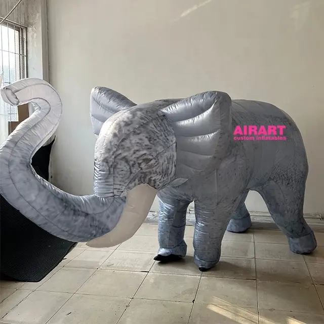 कस्टम Inflatable हाथी कॉस्टयूम सर्कस के लिए शो