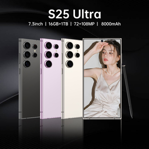 Smartphone 5G LTE S25 expédié d'usine avec processeur Deca Core, 16 Go + 1 To, écran OLED HD 120 Hz, appareil photo 108 MP, batterie supérieure à 8000 mAh, Android 14 - Product Image 2