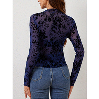 T-shirt élégant pour femme, col montant, sans bretelles, en maille, à une seule couche, décontracté, pour le travail, 2025