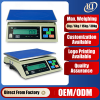 Báscula de Conteo Industrial de Precisión LIDONG AHW 15kg 0.5g con Salida de Datos RS232, Certificación ROHS, Báscula Electrónica de Banco