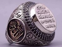 Bague vintage en argent plaqué thaïlandais avec zircon noir saoudien, design arabe, pour homme, vente en gros