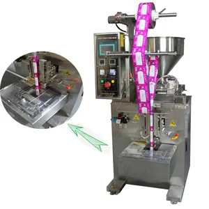 Промышленная вертикальная машина для упаковки Саше масла, машина для упаковки саше для приготовления масла, линия для розлива и упаковки подсолнечного масла