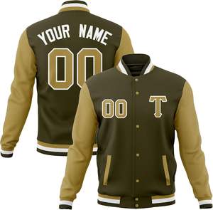 Venta al por mayor Streetwear Varsity chaquetas para hombres Casual personalizado Letterman Varsiti chaqueta transpirable - Product Image 2