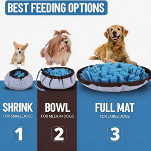 Tappetino Interattivo Antiscivolo Lavabile ed Ecologico per Cani, Gatti e Conigli, Gioco di Ricerca Sensoriale e Alimentazione Lenta - Product Image 3