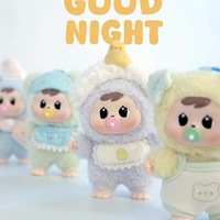 Nouvelle série de jouets en peluche Bao-ao Baby Good Night en boîte mystère pour les enfants de 12 ans et plus, cadeaux d'anniversaire, 100% authentique