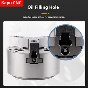 Độ chính xác cao 6 \ "8 \" 10 \ "12 \" rắn thủy lực Chuck ba-hàm rỗng cho máy tiện tại trạm thủy lực tùy chỉnh OEM hỗ trợ - Product Image 5
