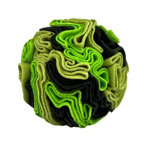 Pelota de Forro Polar Arcoíris para Perros, Juguete Interactivo de Rompecabezas, Comedero Lento, Entrenamiento de IQ, Juguete de Forrageo, Alivio del Aburrimiento, 3 Tamaños, OEM - Product Image 3