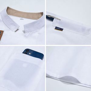 Chef Jacket Blue Color Restaurant Uniforms Arabic Sets Men Chef Uniform All Colors Wholesale Kitchen Chef Coat Jacket Men Gray - Product Image 2