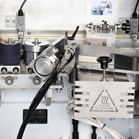 Vortek F800 Machine à chantourner automatique multifonction pour panneaux de meubles en bois, avec fonctions de coupe d'angle, arrondissement, collage et raclage, moteur 12 kW
