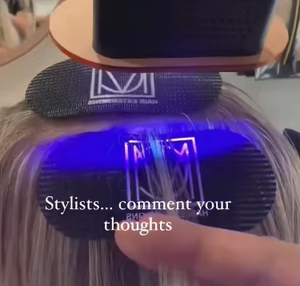 Hiçbir zarar saç Led insan saçı postiş V ışık kür yapıştırıcı V ışık görünmez saç uzatma sistemi reçine V ışık jel - Product Image 3