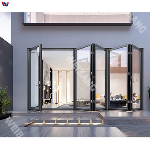 Puerta Interior Moderna de Vidrio Doble Aislante Acústico de Aleación de Aluminio para Oficina en Casa, Aislamiento de Ruido - Product Image 2