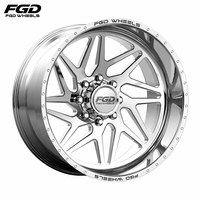 Jantes en alliage pour pick-up 22x12 24x14 26x14 26x16 28x14 28x16 30x14 30x16 8 trous polies forgées pour Ford F-150 F-250