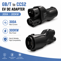 Adaptateur EV DC Longood GBT vers CCS2 300A Connecteur EV pour CCS2 Tesla BYD VW Zeekr Toyota Voiture électrique