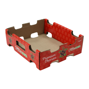 Tùy Chỉnh Trái Cây Tươi Hộp Cà Chua Cherry Tông Hộp Carton Cho Trái Cây Rau Anh Đào - Product Image 3