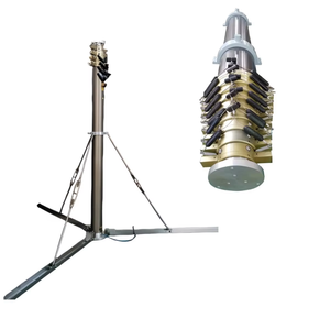 Mât télescopique pneumatique de 30 kg, 6 m - 12 m, pour télécommunications et éclairage, avec trépied - Product Image 3