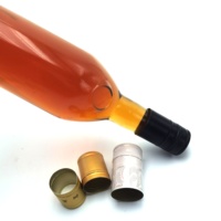Bouteille de vin en verre sodocalcique transparent de qualité supérieure 750 ml avec bouchon à vis pour décanteurs d'alcool - Marque YONGXIN