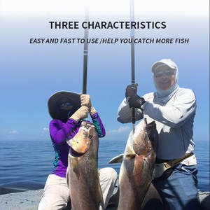 Gancho de pesca de fibra de carbono, <span class=keywords><strong>garfio</strong></span> de pesca de calamar ajustable, de acero inoxidable, 180Cm - Product Image 5