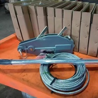 Treuil à câble électrique en alliage d'aluminium 3.2T de qualité supérieure avec télécommande, protection IP54, double rail, pour tirage de câbles et levage de cordes métalliques