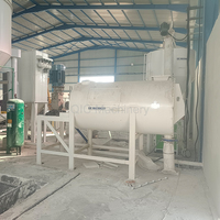Usine de mortier sec Qichen 1-3 TPH, petite ligne de production automatique multifonctionnelle d'adhésif pour carrelage et de poudre de mastic avec pompe