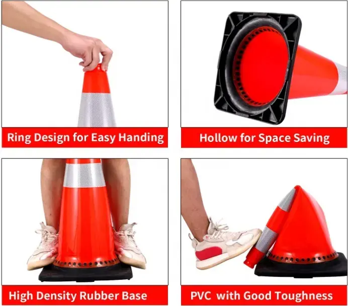 Hot Sale High Quality 30 Inch Safety Cones Road With Reflective Films