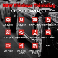 THINKCAR Thinkdiag Nuevo Software Completo de Reinicio, Lector de Códigos OBDII EOBD con 1 Año de Garantía, Escáner Easydiag Android/IOS, Herramienta de Diagnóstico OBD2