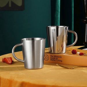 Tasse à café de voyage de luxe personnalisable avec logo, réutilisable, double paroi en acier inoxydable, 300 ml, pour le bureau, les fêtes, maintien thermique 6 heures - Product Image 3