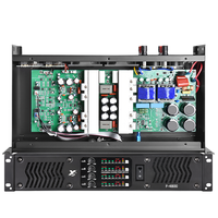 Amplificateur 4 canaux 800W * 4(8ohms RMS) Amplificateur de puissance audio Amplificateur haut-parleur classe D Amplificateur de puissance sonore
