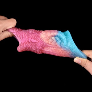 Anillo para Pene con Forma de Cabeza de Animal NNSX, Anillo Abierto para Agrandamiento del Pene, Masaje Vaginal y de Próstata, Anillo de Bloqueo de Esperma para Hombres - Product Image 4