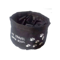 Bol pliable pour chien et chat en tissu Oxford 600D - Bol de voyage portable avec fonction de séchage rapide