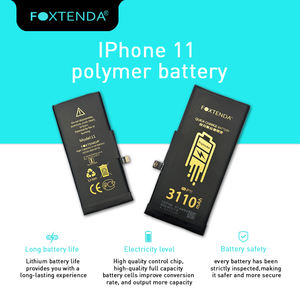 Guangzhou Fabrik Brandneue 3110mAh Über 500 Ladezyklen Foxtenda Handy-Akku für 11 Auf Lager - Product Image 3