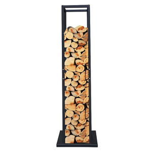 Moderno Soporte para Leña de Madera para Interiores y Exteriores, Estante de Almacenamiento de Leña, Juego de Herramientas para Chimenea de Hierro Forjado, Resistente a Altas Temperaturas - Product Image 4