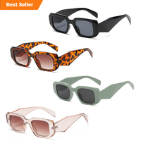 Lunettes De Soleil De Luxe 2025 – Marques Célèbres De Designer, Montures Tendance Carrées Et Rectangulaires, Logo Personnalisé